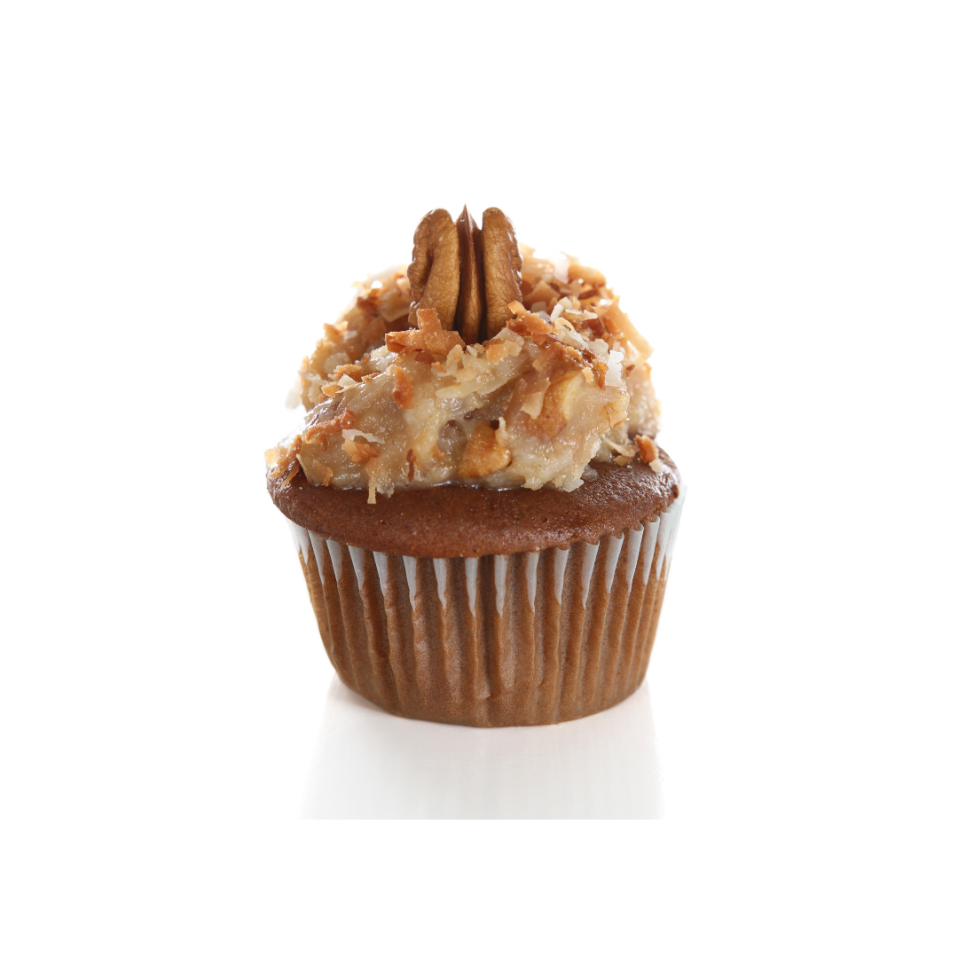 German Chocolate Cupcake